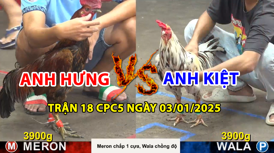 trận 18 cpc5 ngày 03/01/2025 hôm nay giữa anh kiệt và anh hưng