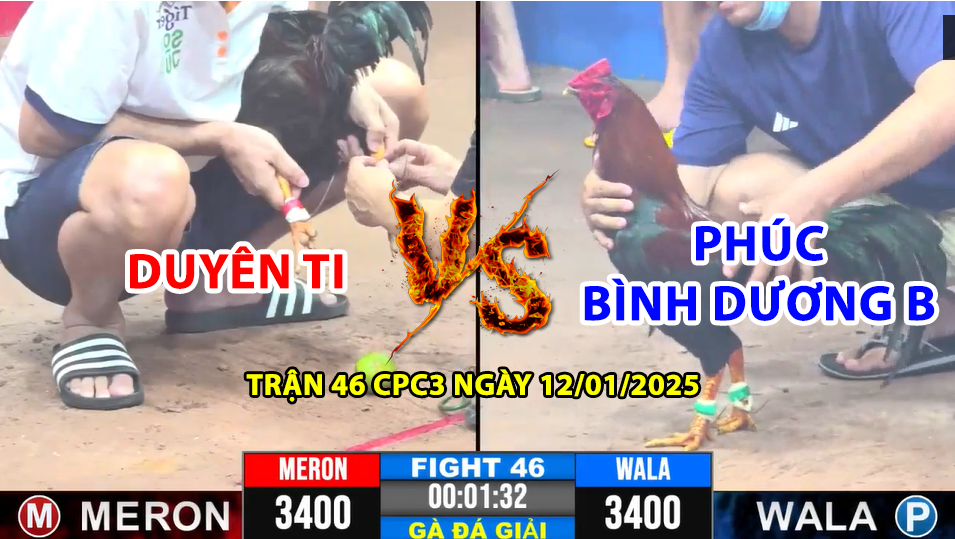 trận 46 cpc3 ngày 12/01/2025 hôm nay giữa duyên ti vs phúc bình dương b