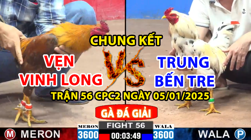 trận 56 cpc2 ngày 05/01/2025 hôm nay giữa vẹn vĩnh long và trung bến tre trận chung kết