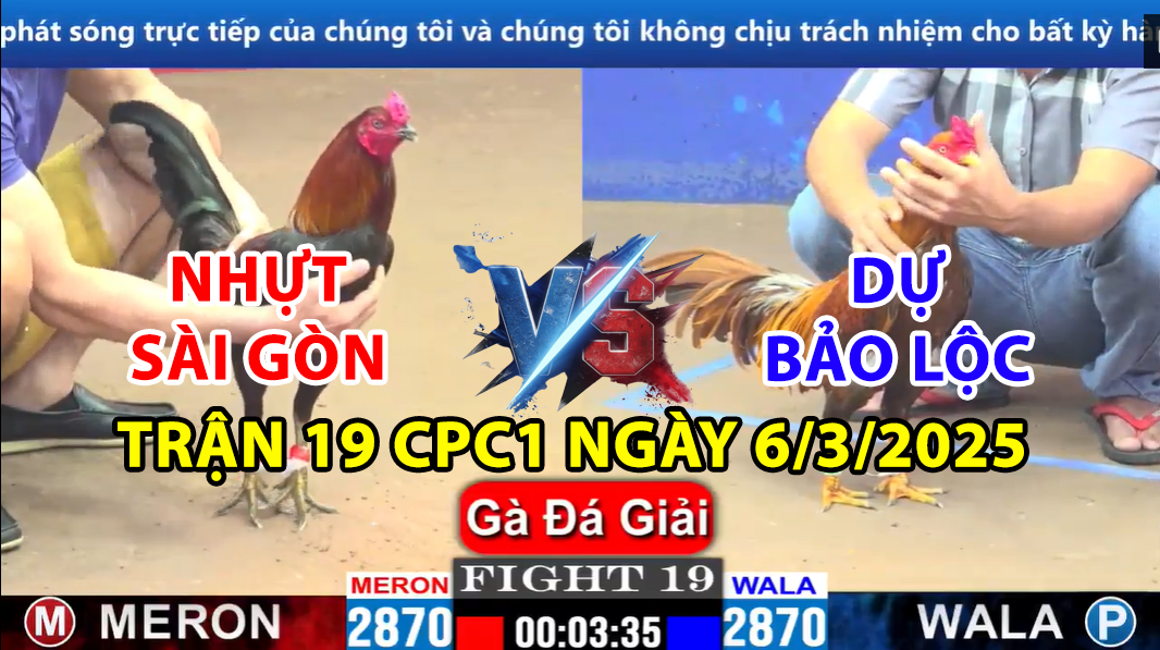 trận 19 cpc1 ngày 6/3/2025 hôm nay giữa nhựt sài gòn và dự bảo lộc