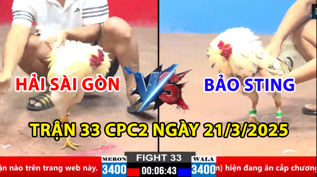 trận 33 cpc2 ngày 21/3/2025 hôm nay giữa bảo sting vs hải sài gòn