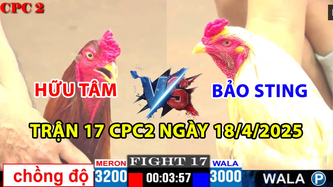 trận 17 cpc2 ngày 18/4/2025 hôm nay giữa bảo sting và hữu tâm gây tranh cãi