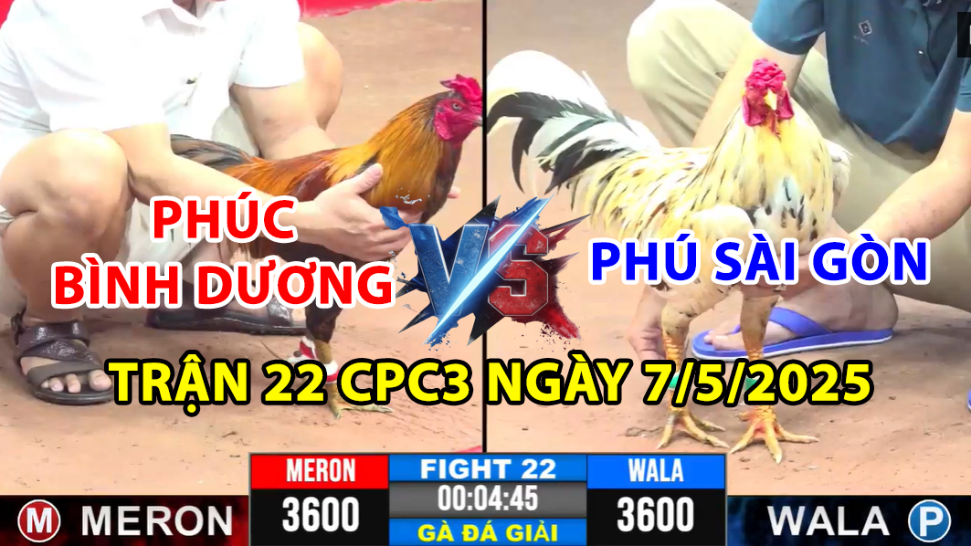 trận 22 cpc3 ngày 7/5/2025 hôm nay giữa phú sài gòn và phúc bình dương