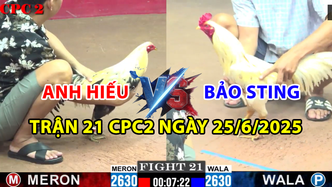 trận 21 cpc2 ngày 25/6/2025 hôm nay giữa bảo sting vs anh hiếu