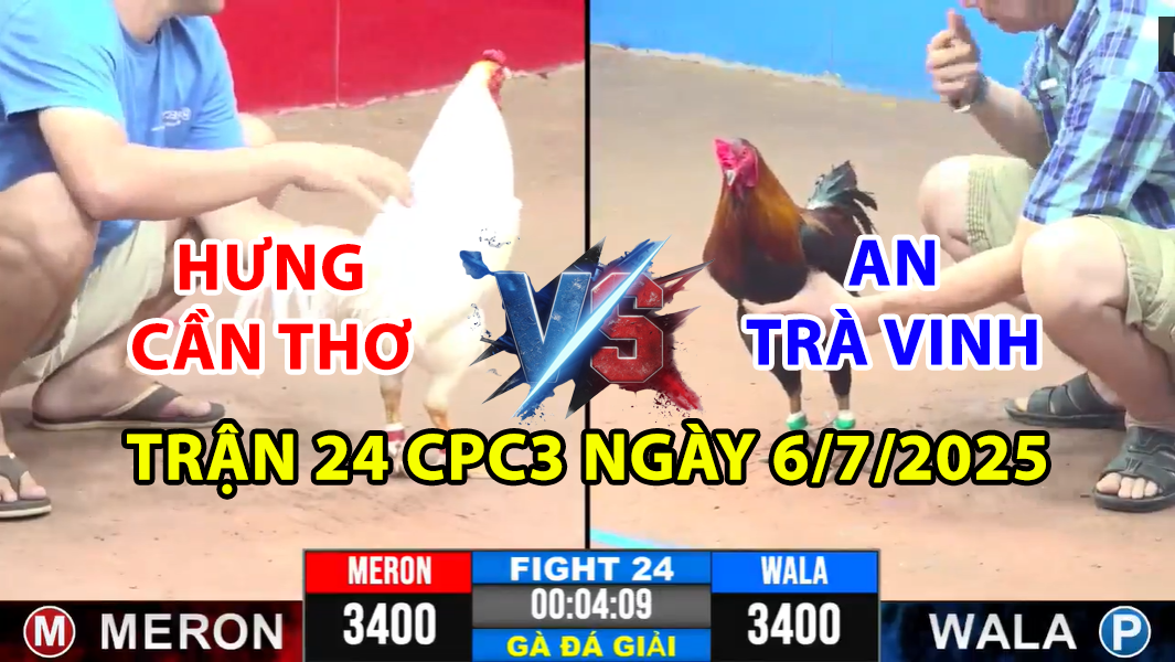 trận 24 cpc3 ngày 6/7/2025 hôm nay giữa hưng cần thơ và an trà vinh