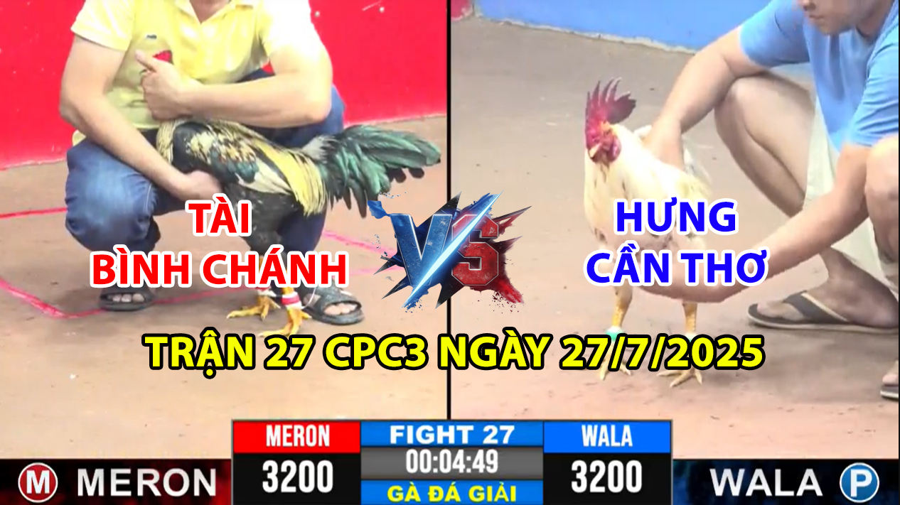 trận 27 cpc3 ngày 27/7/2025 hôm nay giữa hưng cần thơ và tài bình chánh