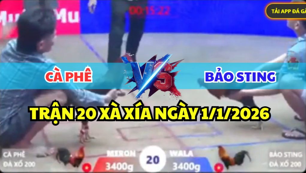 trận 20 xà xía ngày 1/1/2026