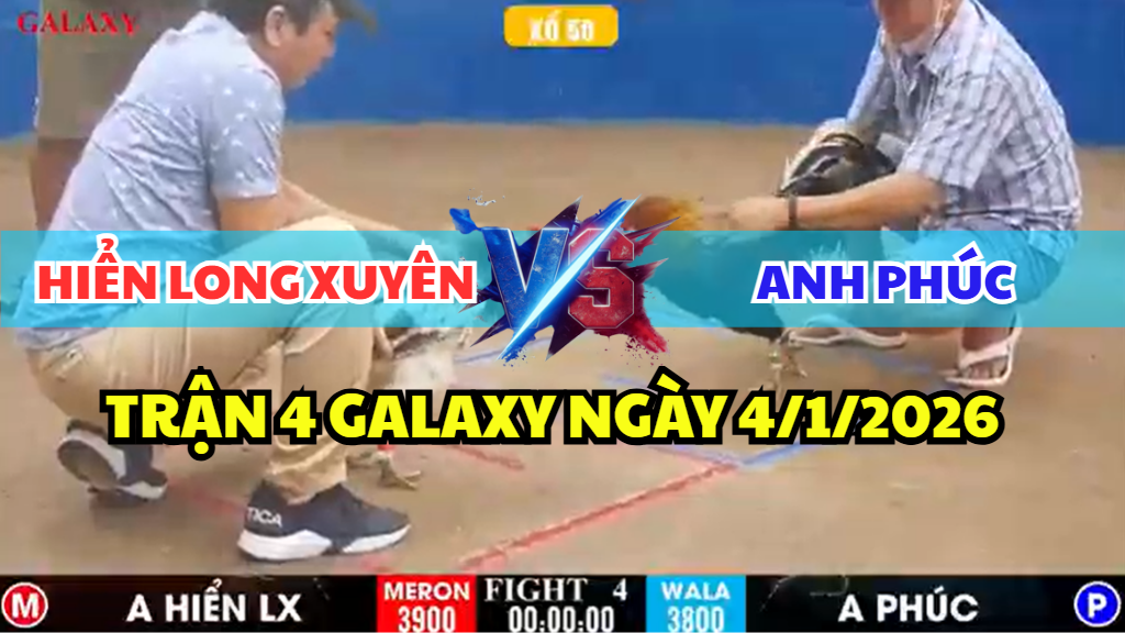 trận 4 galaxy ngày 4/1/2026
